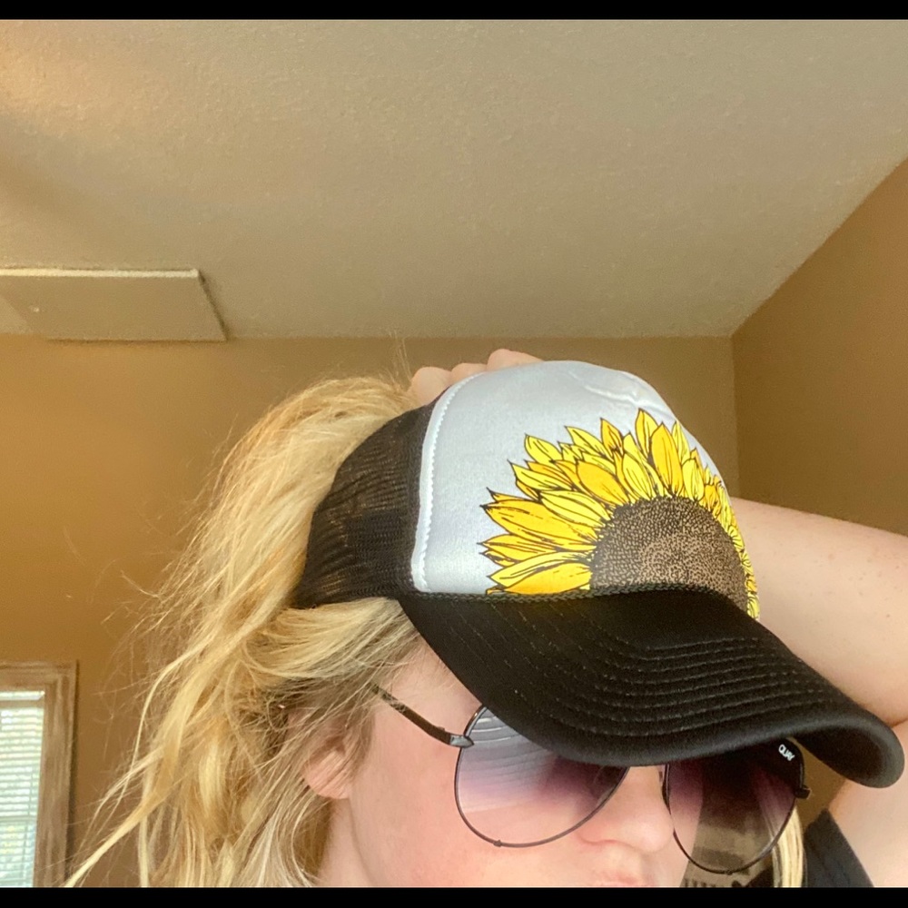 Sunflower trucker hat